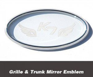 [ Cardenza2016(All New K7) auto parts ] Cardenza2016 K7logo Mirror Emblem(Grille & Trunk) Made in Korea
